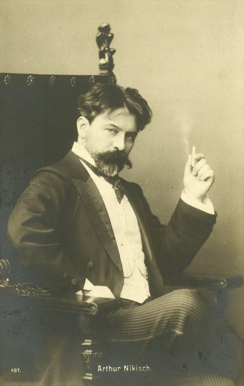 Arthur Nikisch, ungarischer Dirigent von Photographer Austrian