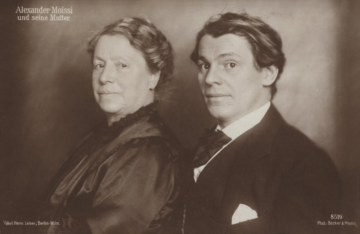 Porträt von Aleksander Moissi von Photographer Austrian