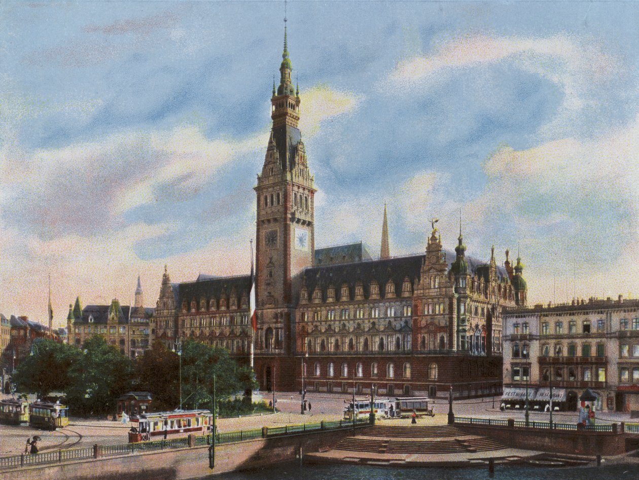 Hamburg: Rathaus von Photographer German