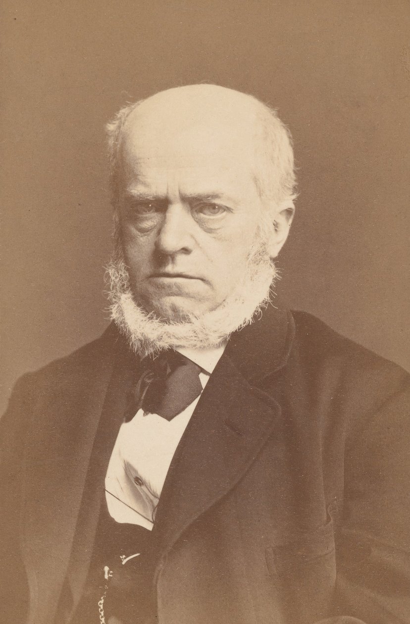 Adolph Menzel, 1860er von Photographische Gesellschaft