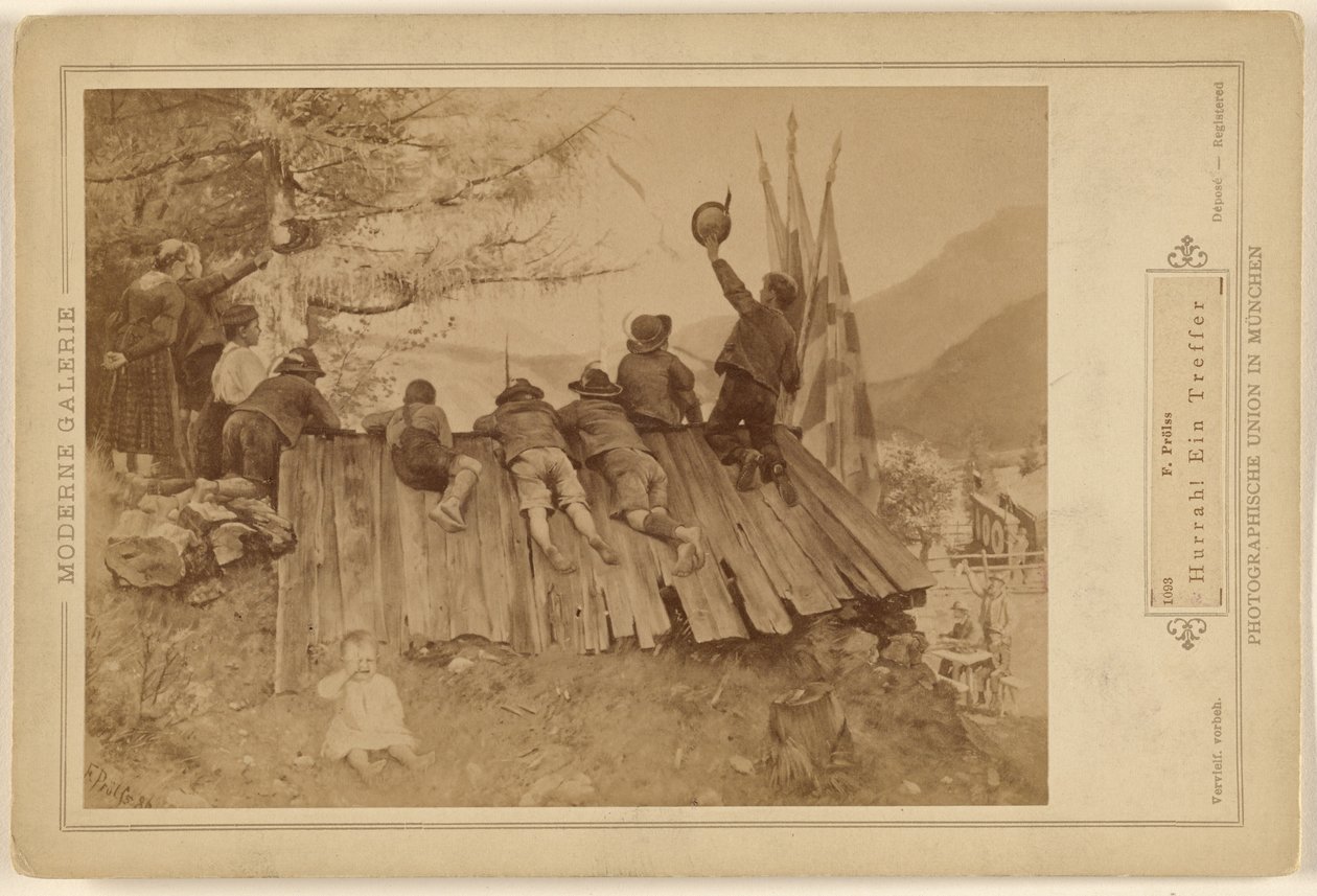 Hurra. Ein Treffer [von] F. Prolss von Photographische Union