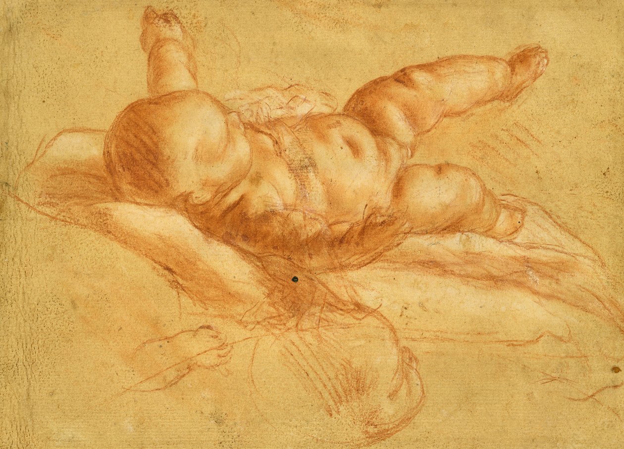 Studie eines nackten Säuglings von Pier Francesco Mola