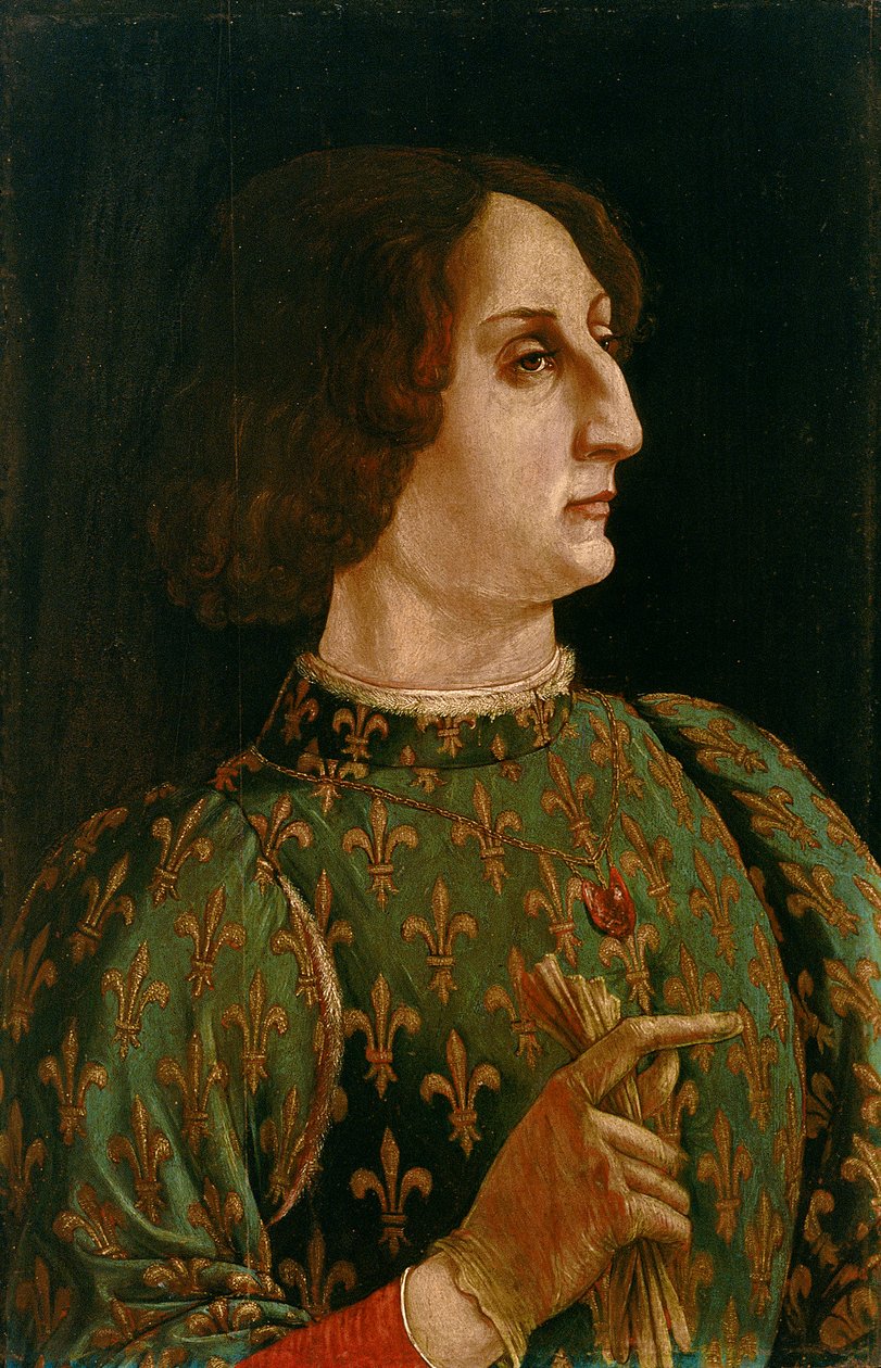 Porträt von Galeazzo Maria Sforza von Piero del Pollaiolo