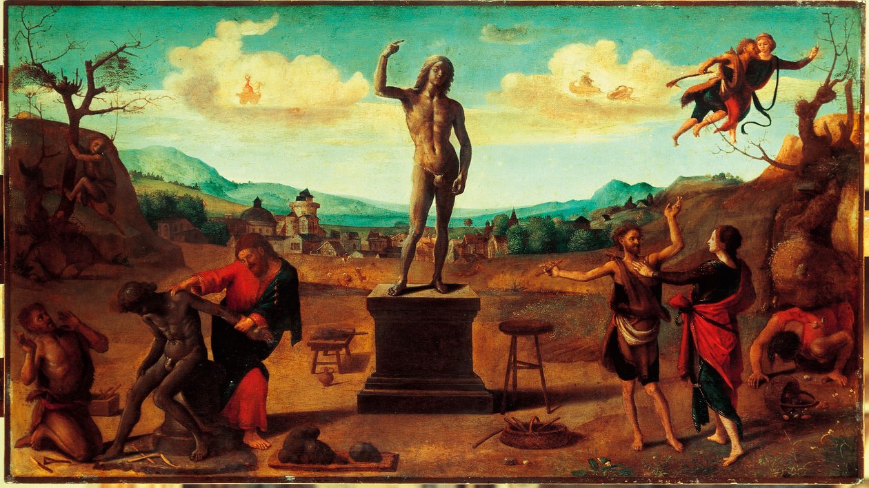 Der Mythos von Prometheus, um 1515 von Piero di Cosimo