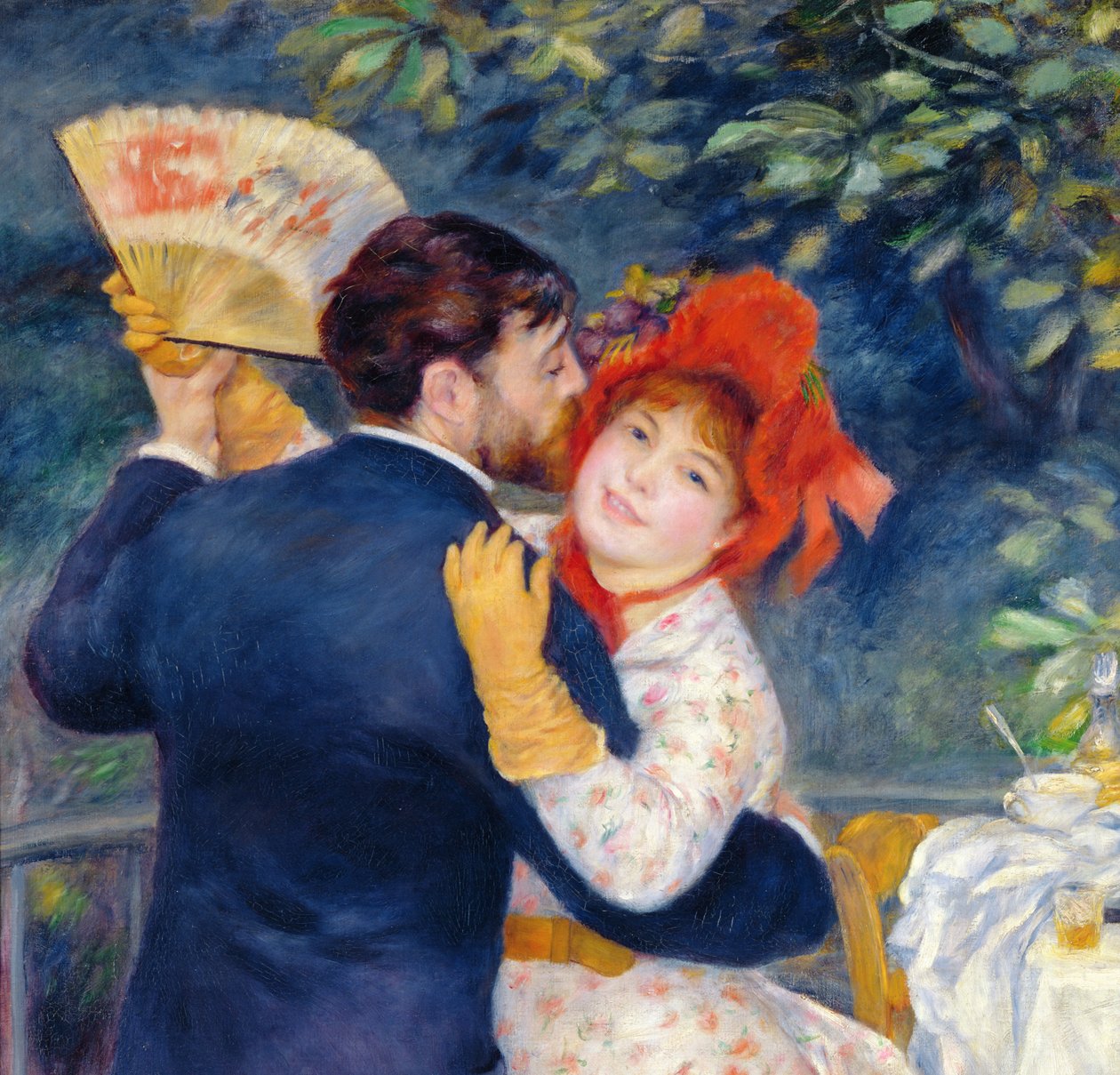 Ein Tanz auf dem Land (Detail) von Pierre Auguste Renoir