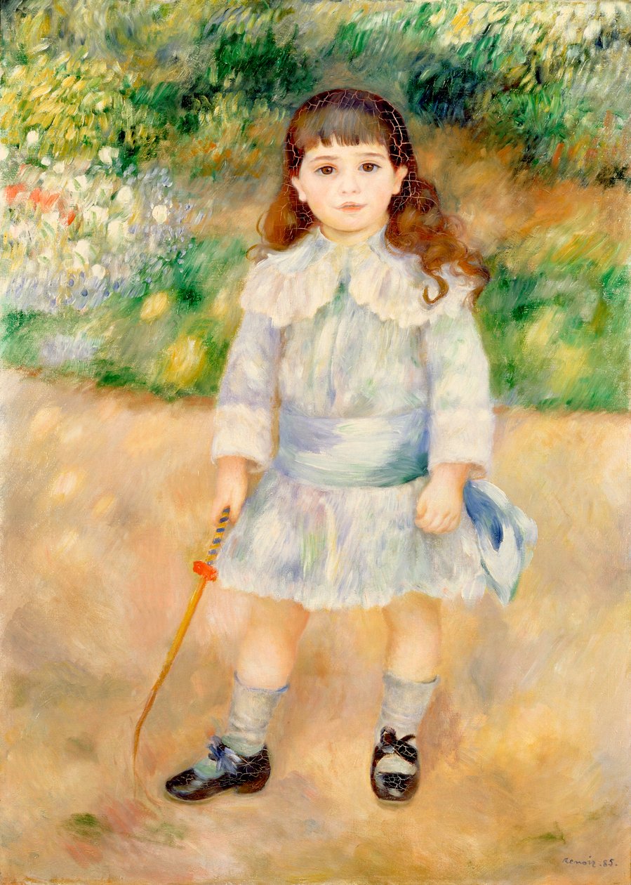 Ein Mädchen mit einer Peitsche von Pierre Auguste Renoir
