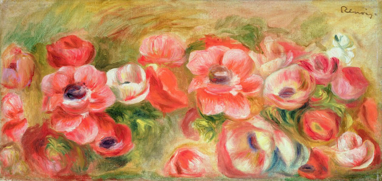 Anemonen, ca. 1890 von Pierre Auguste Renoir