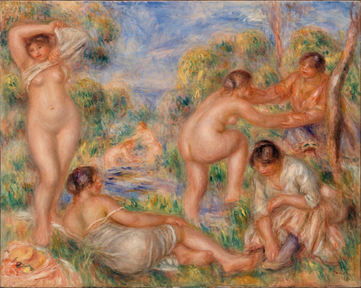 Badegruppe von Pierre Auguste Renoir