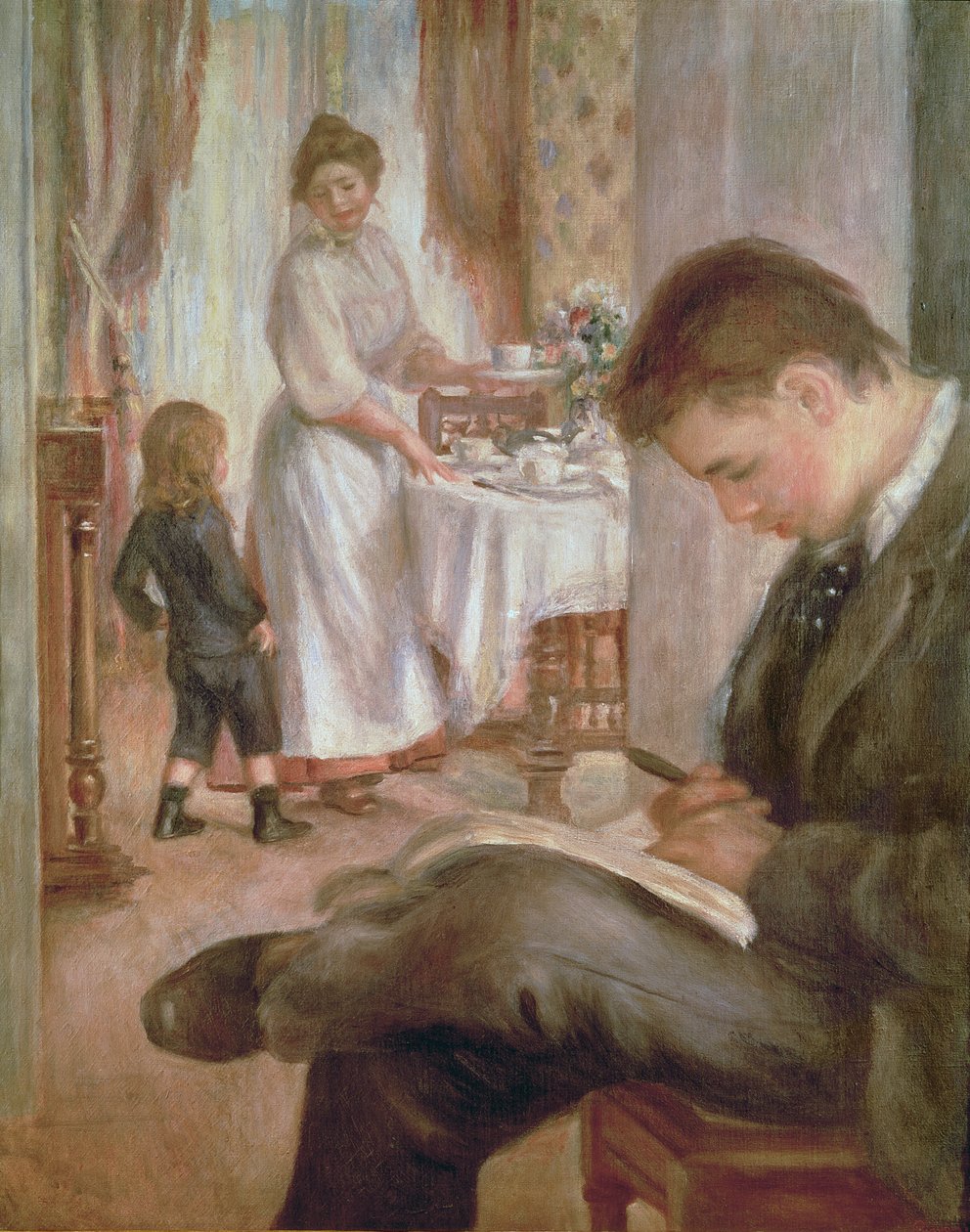 Frühstück in Berneval von Pierre Auguste Renoir