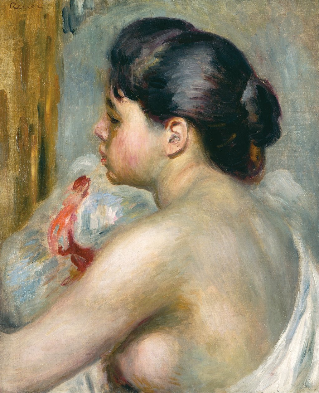 Dunkelhaarige Frau von Pierre Auguste Renoir