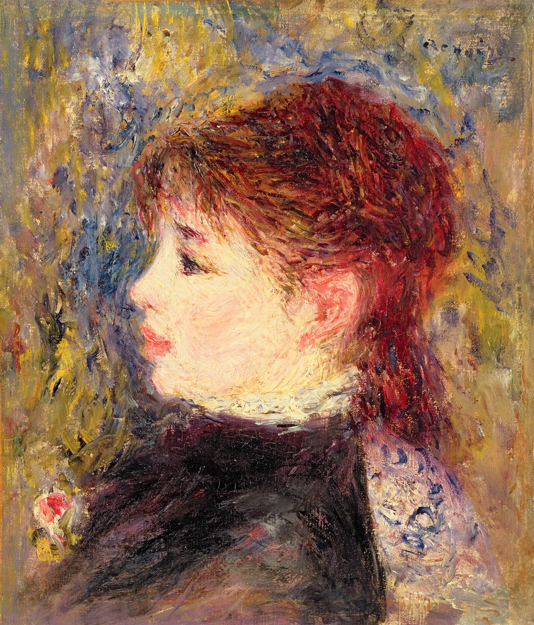 Kopf von Margot, ca. 1878-79 von Pierre Auguste Renoir