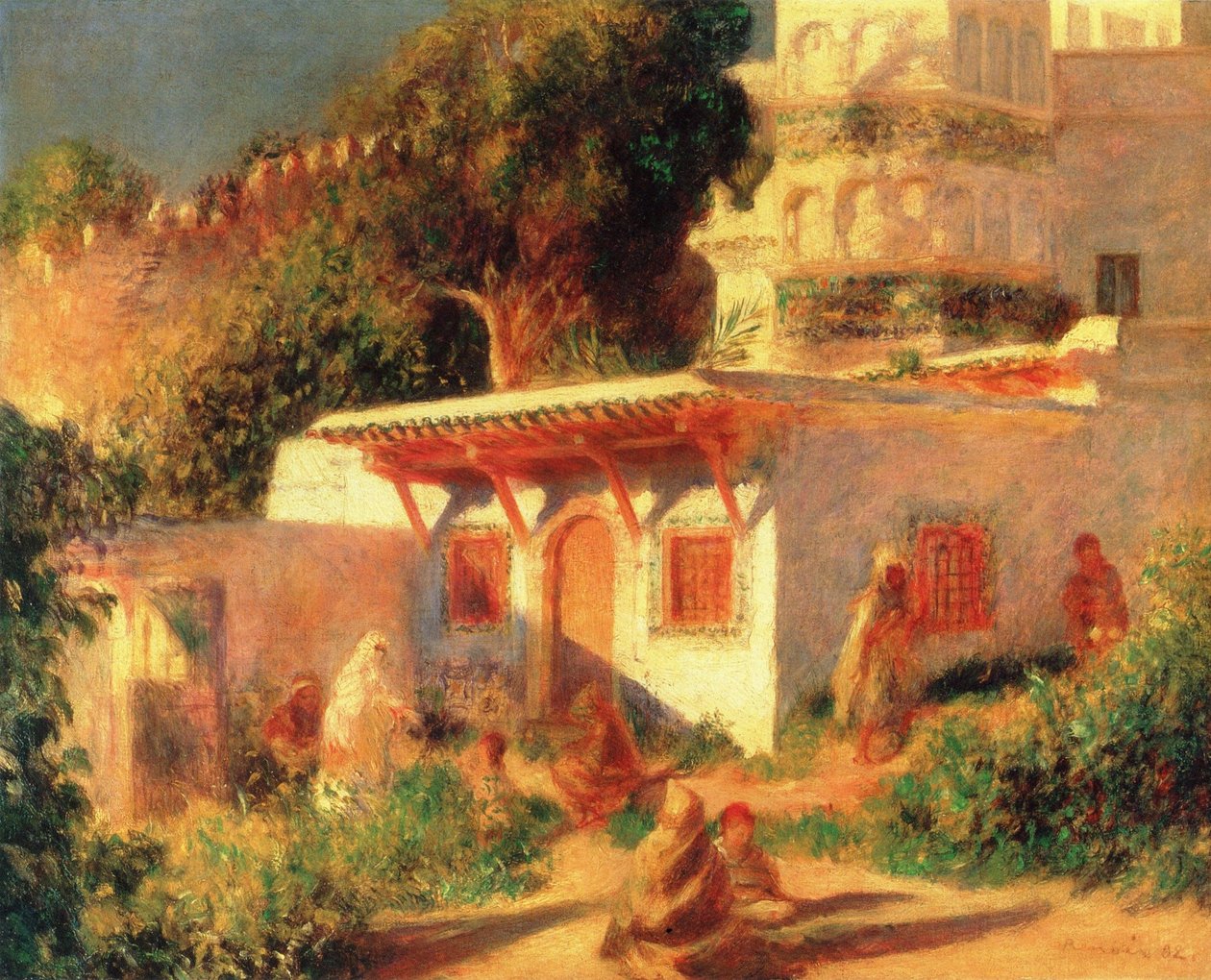 Moschee in Algier von Pierre Auguste Renoir