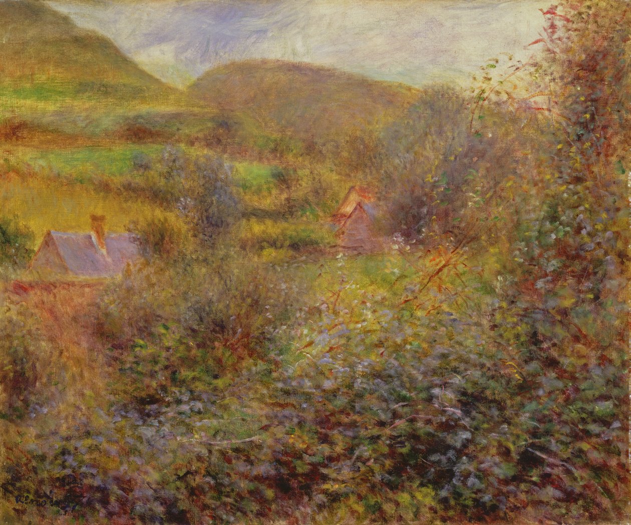 Pourville, 1878 von Pierre Auguste Renoir