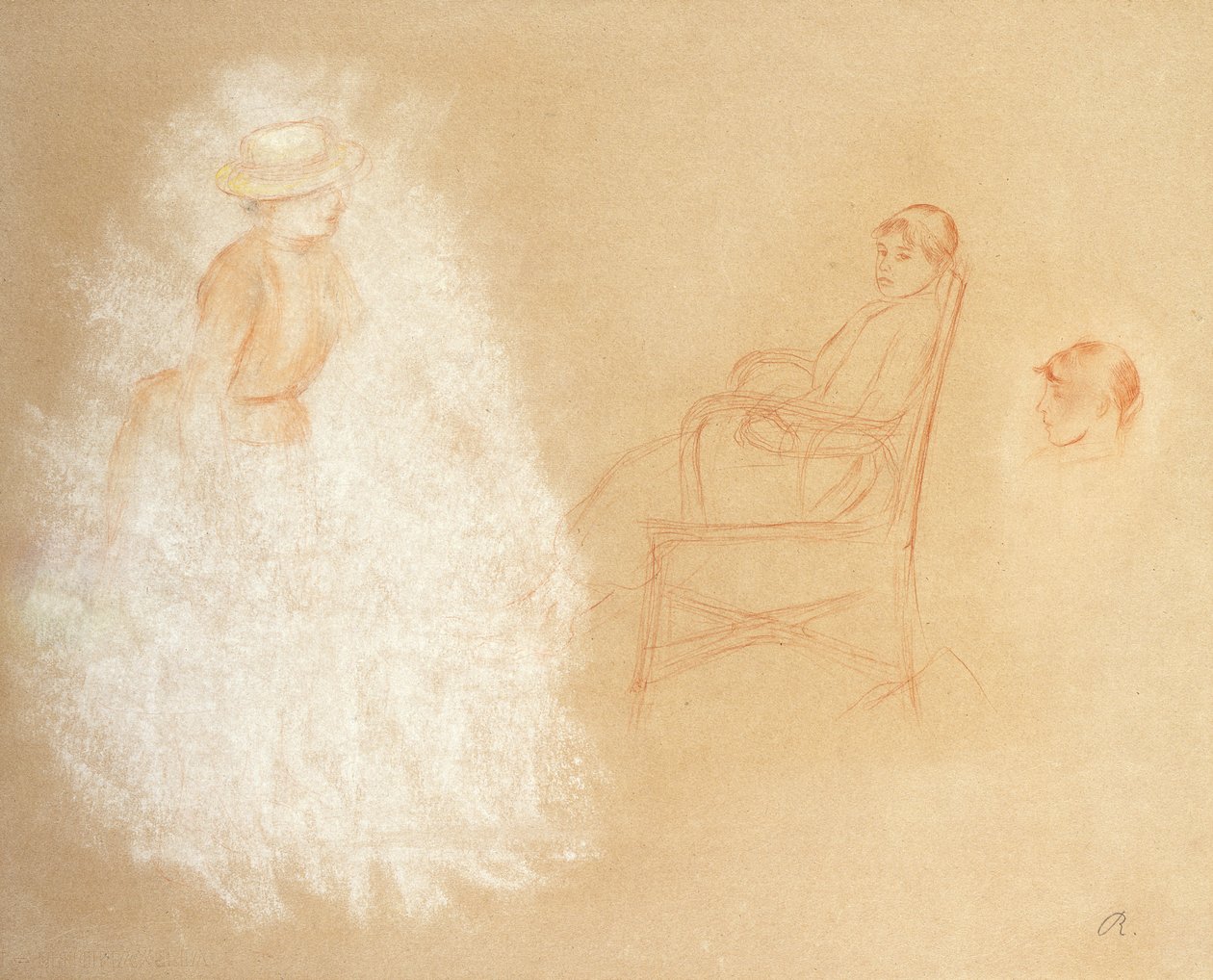 Studien von Frauen von Pierre Auguste Renoir