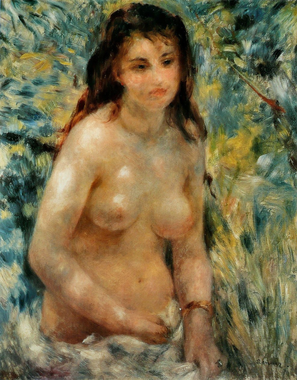 Torso, Sonnenlicht-Effekt von Pierre Auguste Renoir