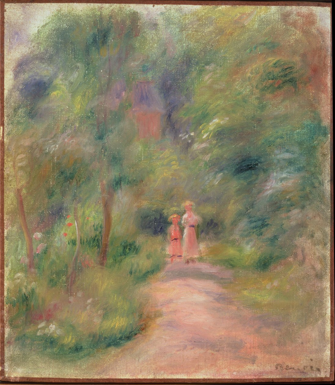 Zwei Figuren in einer Gasse von Pierre Auguste Renoir