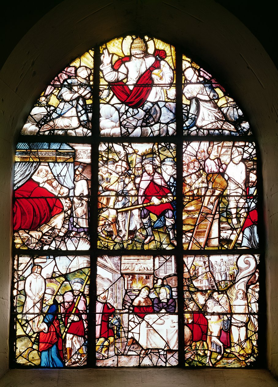 Fenster der Pilger von St. Jakob von Compostela, 1593 von Pierre Bacon