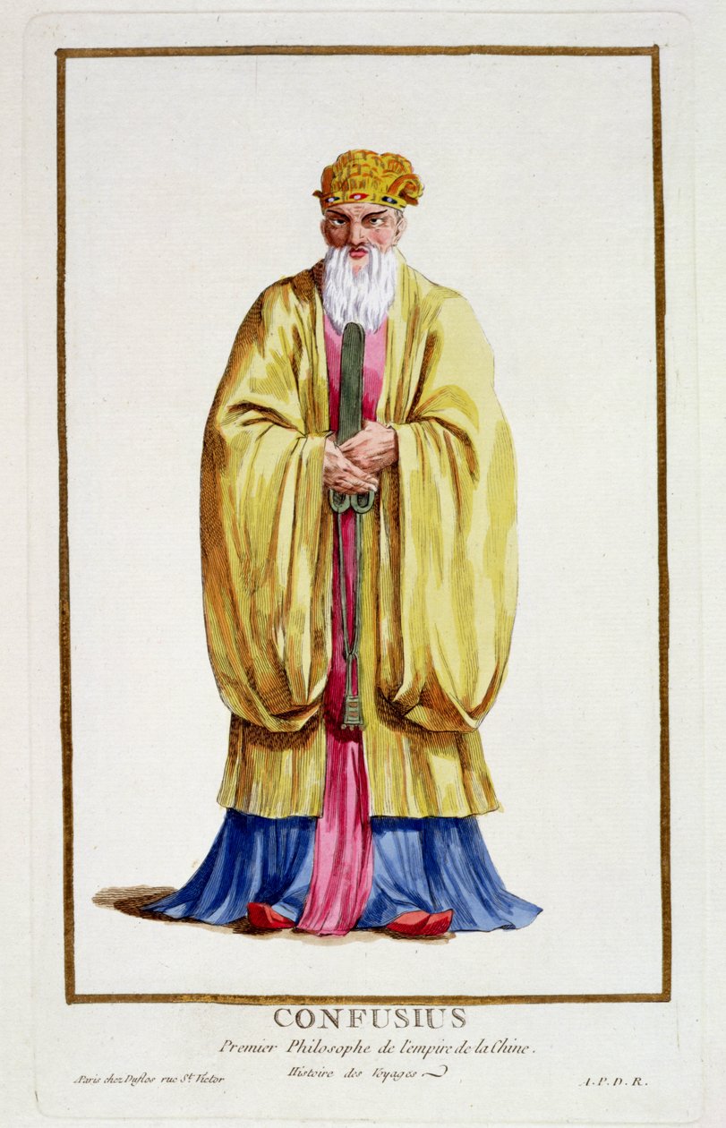 Konfuzius (551-479 v. Chr.), aus 