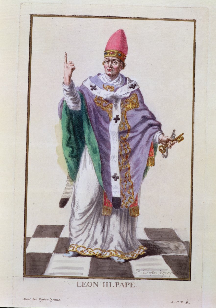 Papst Leo III. (795-816) aus 