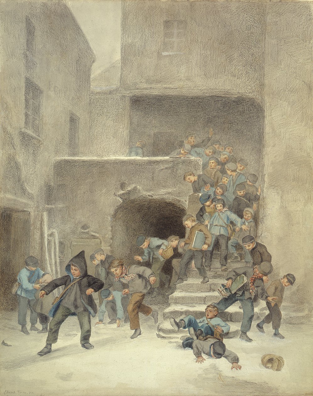 Nach der Schule von Pierre Edouard Frere