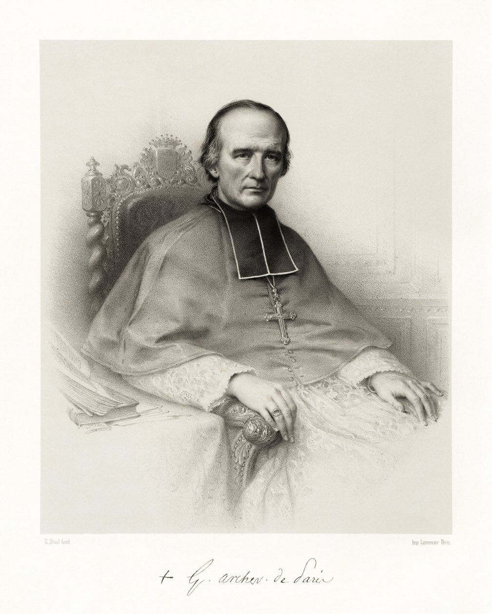 Georges Darboy von Pierre Gustave Eugene Staal