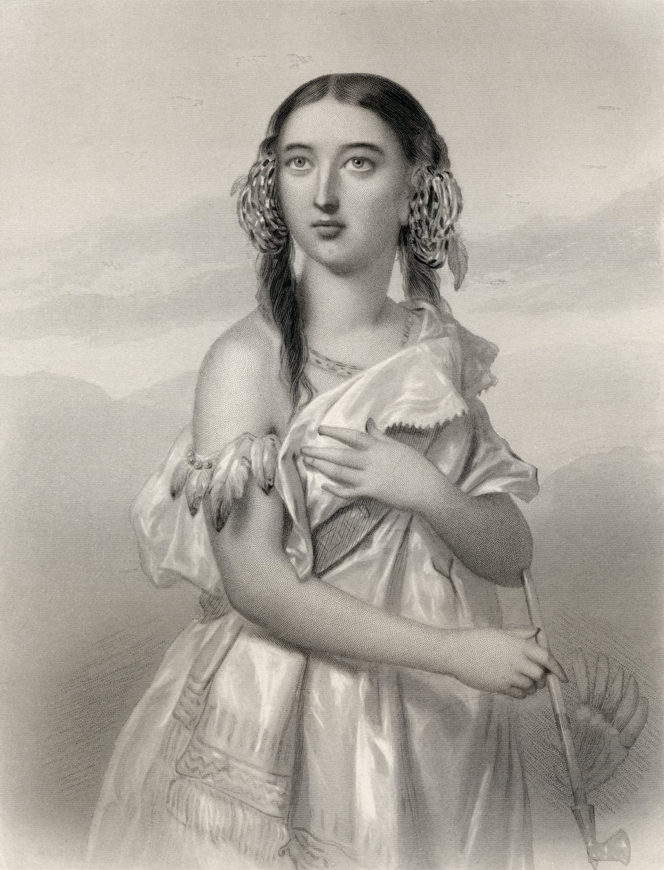Pocahontas (1595-1617) Illustration aus 