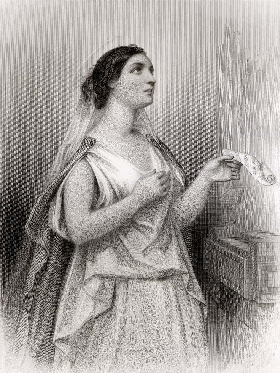 Heilige Cäcilia, Illustration aus 
