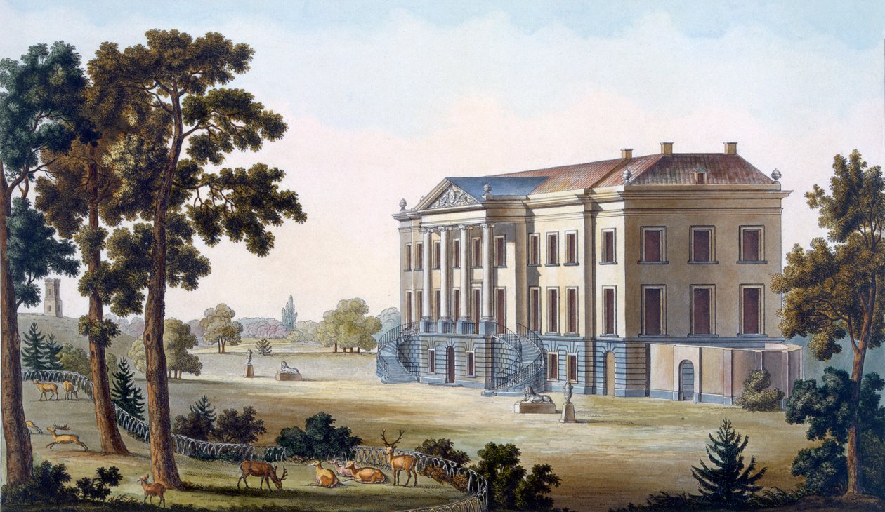 Château de Brockhuysen, in der Nähe von Ameronghen, aus 