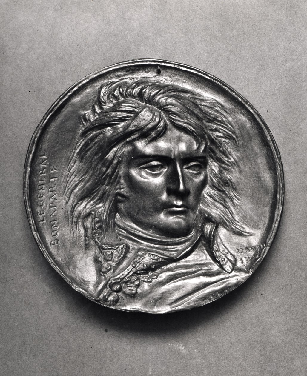 Porträtmedaillon von General Bonaparte (1769-1821) ca. 1830 von Pierre Jean David d