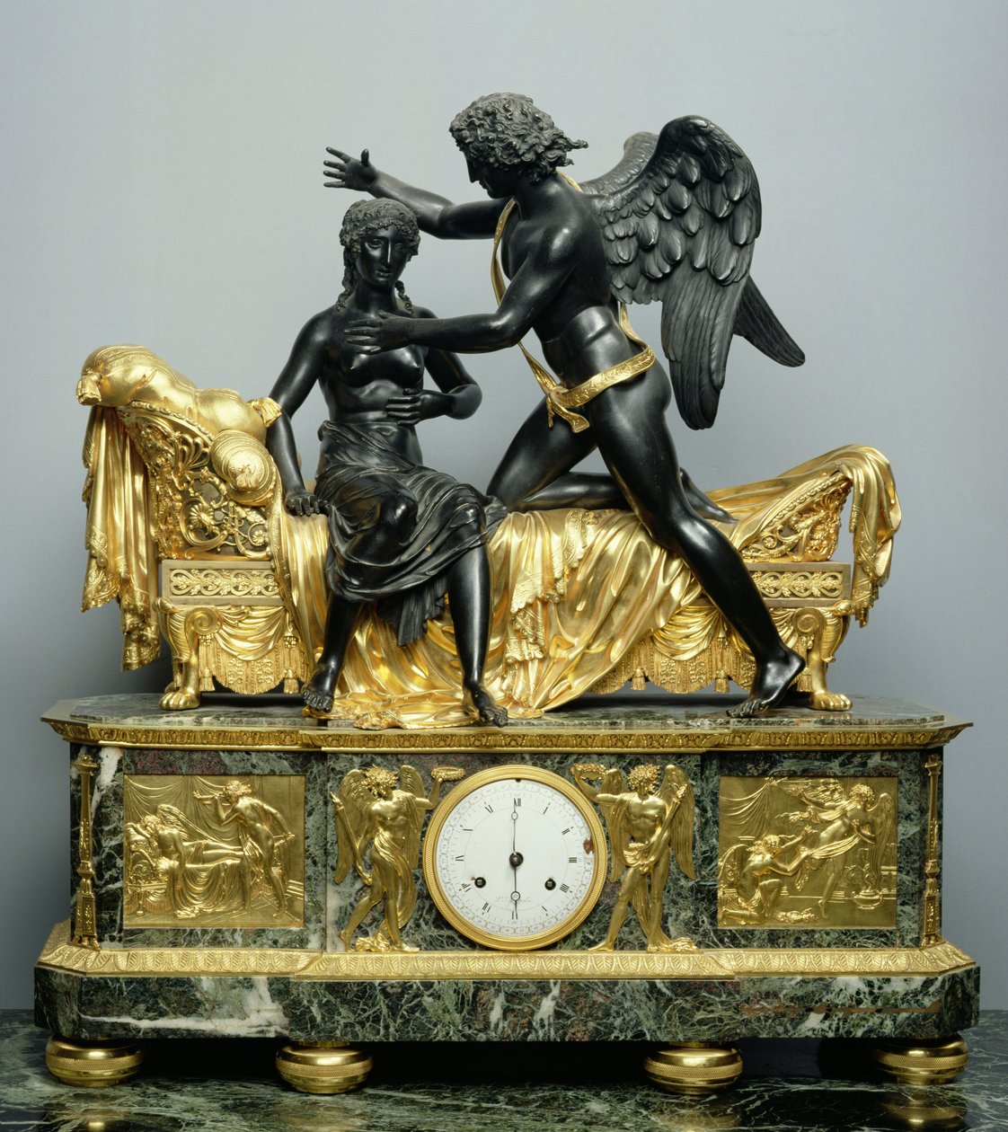Kaminuhr mit Amor und Psyche, 1799 von Pierre Philippe Thomire