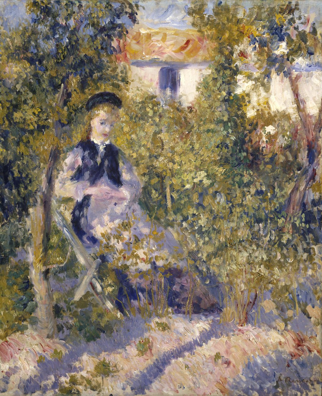 Nini im Garten (Nini Lopez) von Pierre Auguste Renoir