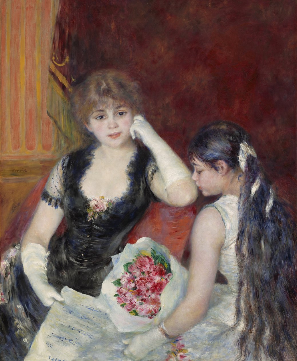 Eine Loge im Theater von Pierre Auguste Renoir