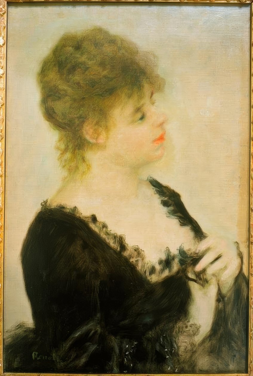 Bildnis einer jungen Frau von Pierre Auguste Renoir