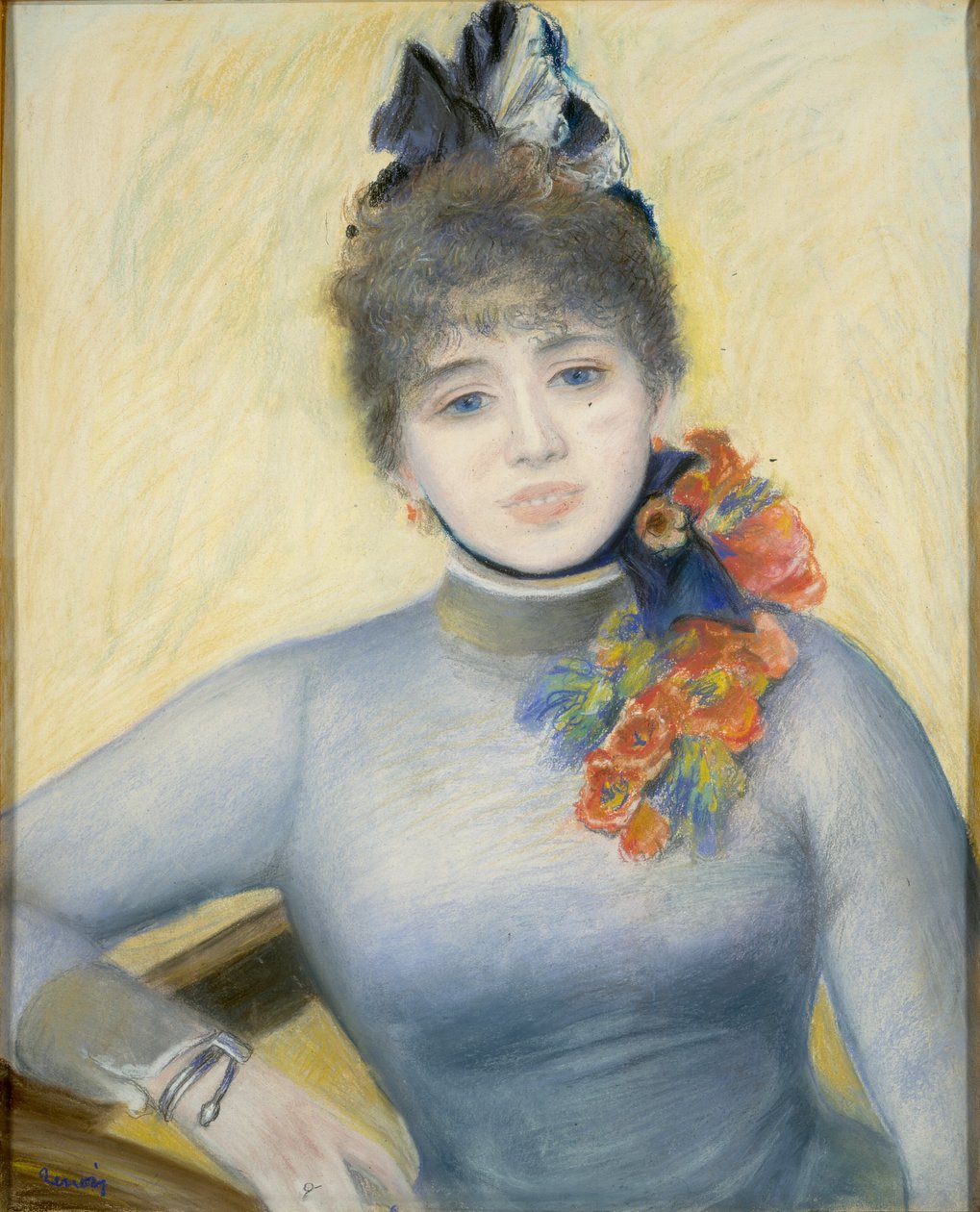 Caroline Rémy Séverine, ca. 1885 von Pierre Auguste Renoir