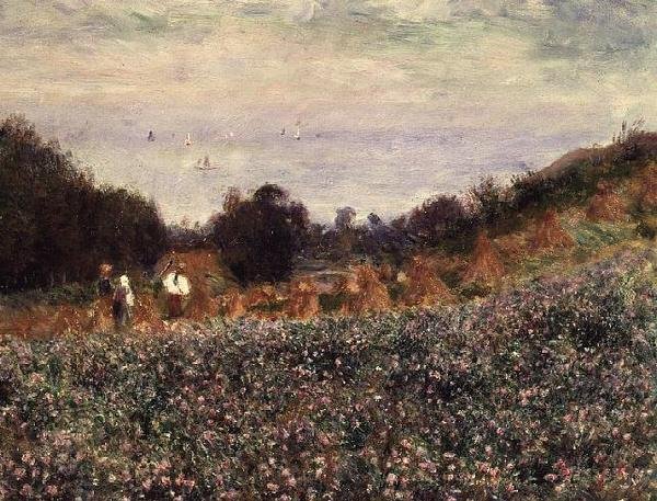 Landschaft bei Berneval von Pierre Auguste Renoir