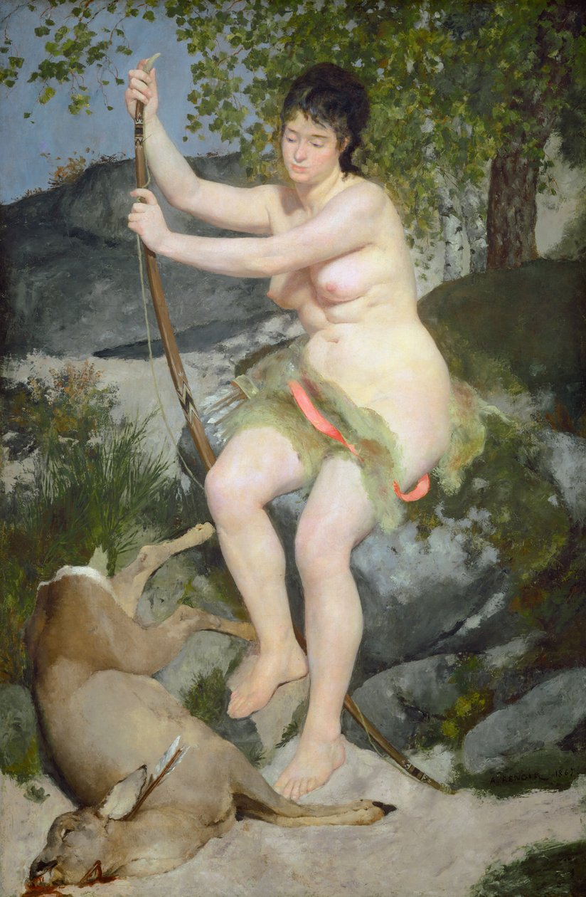 Diana von Pierre Auguste Renoir