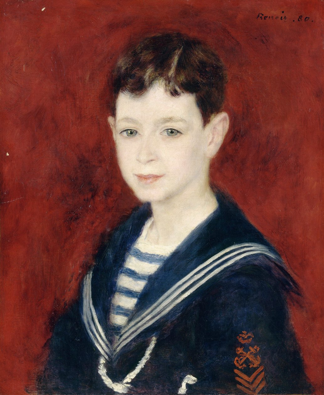 Fernand Halphen als Junge, 1880 von Pierre Auguste Renoir