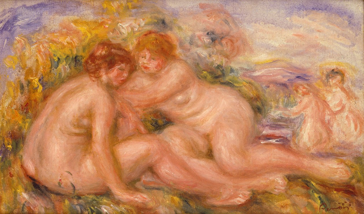 Vier Badende von Pierre Auguste Renoir