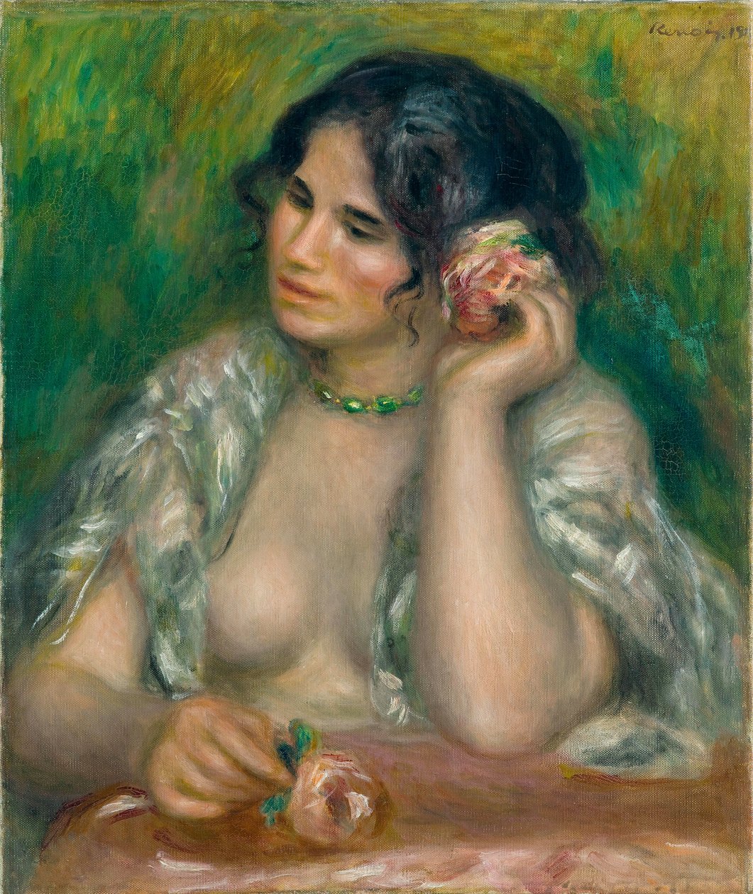 Gabrielle à la rose von Pierre Auguste Renoir