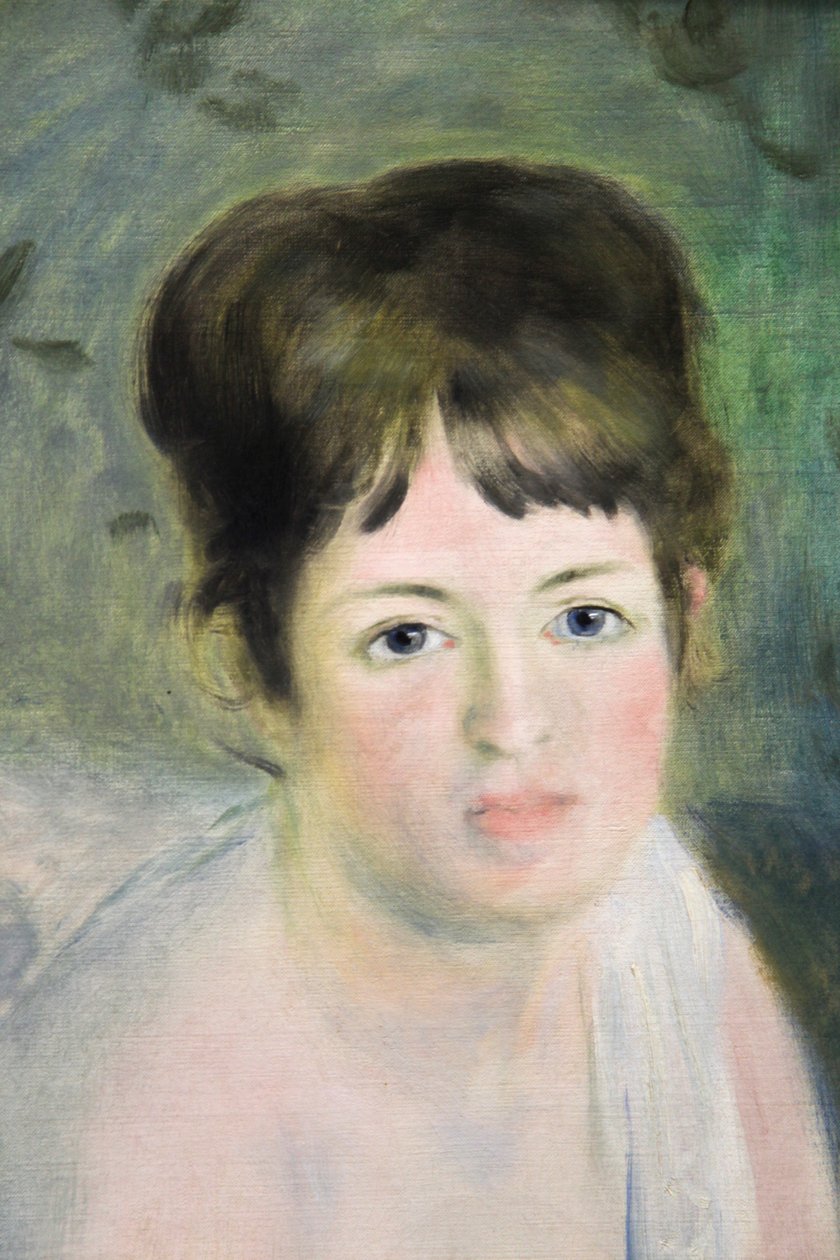 Kopf einer Frau von Pierre Auguste Renoir