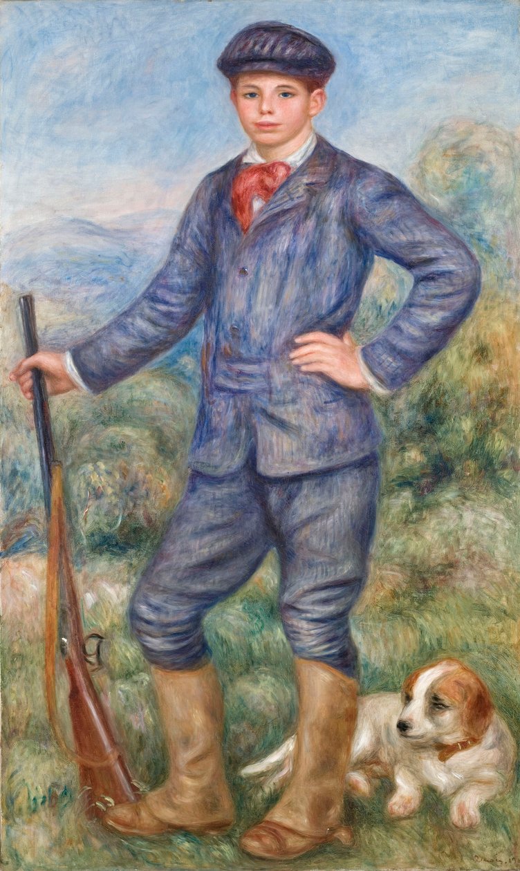 Jean Renoir als Jäger, 1910 von Pierre Auguste Renoir