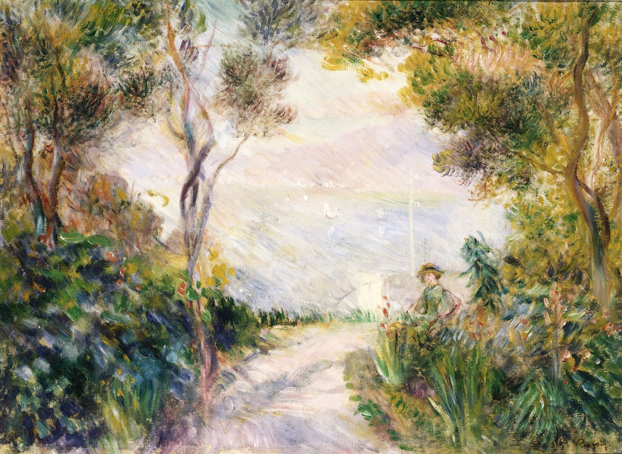 Landschaft, Ende des Weges von Pierre Auguste Renoir