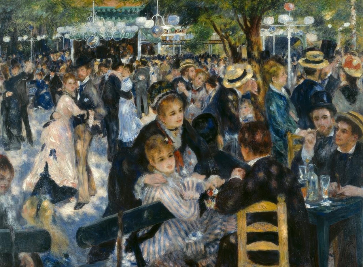 Le Moulin de la Galette von Pierre Auguste Renoir