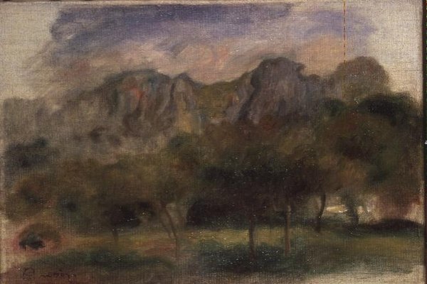 Les Alpilles von Pierre Auguste Renoir