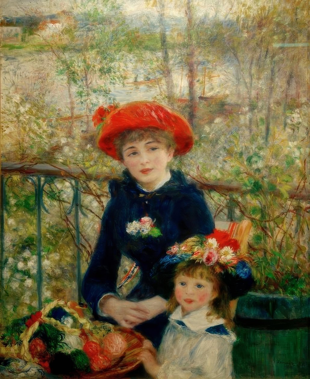 Die zwei Schwestern (auf der Terrasse) von Pierre Auguste Renoir