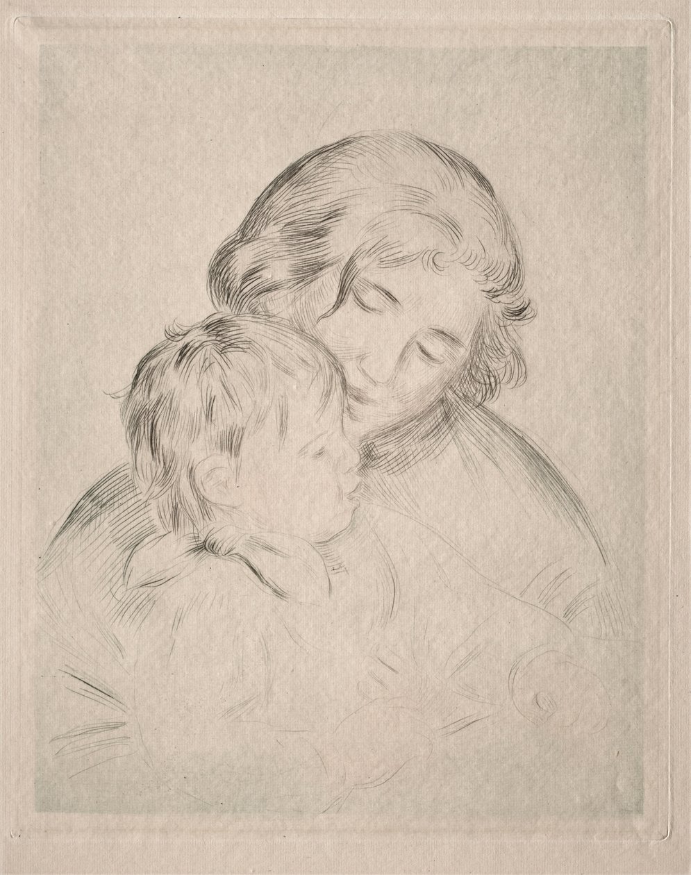 Mutter und Kind von Pierre Auguste Renoir