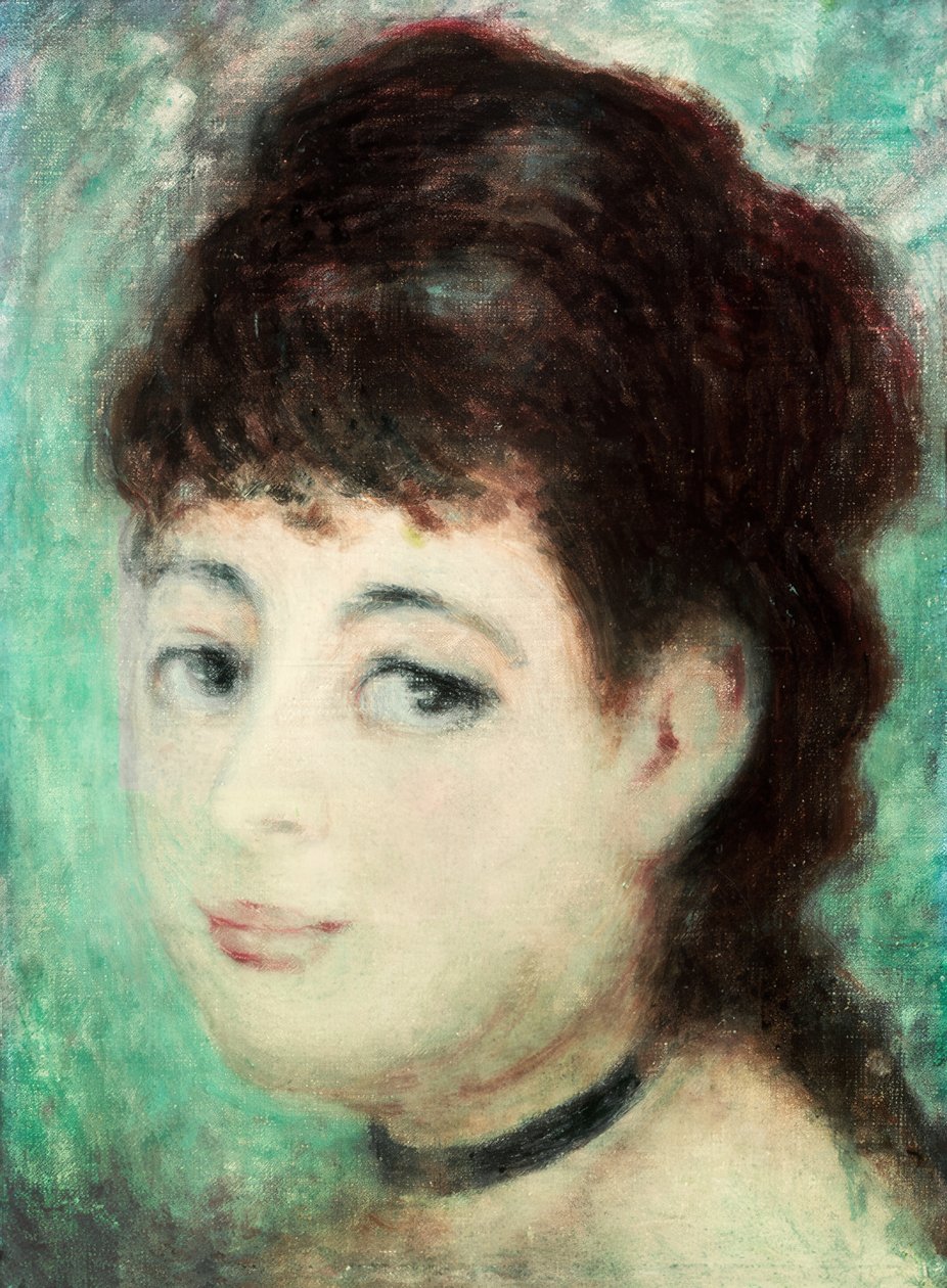 Porträt einer jungen Frau von Pierre Auguste Renoir