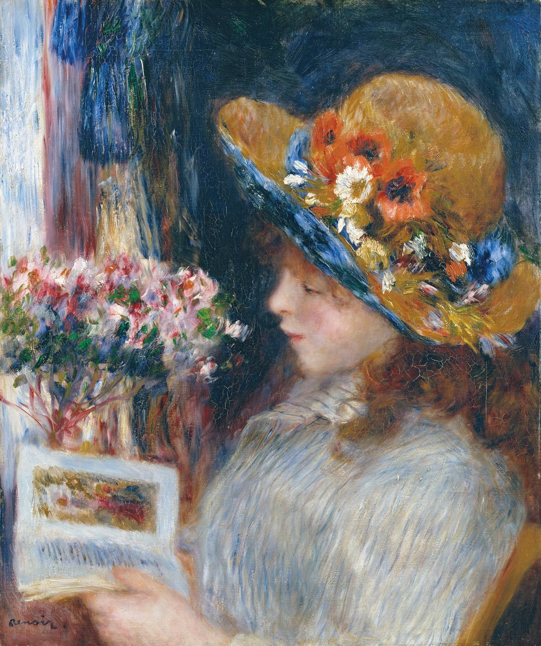 Lesendes Mädchen von Pierre Auguste Renoir