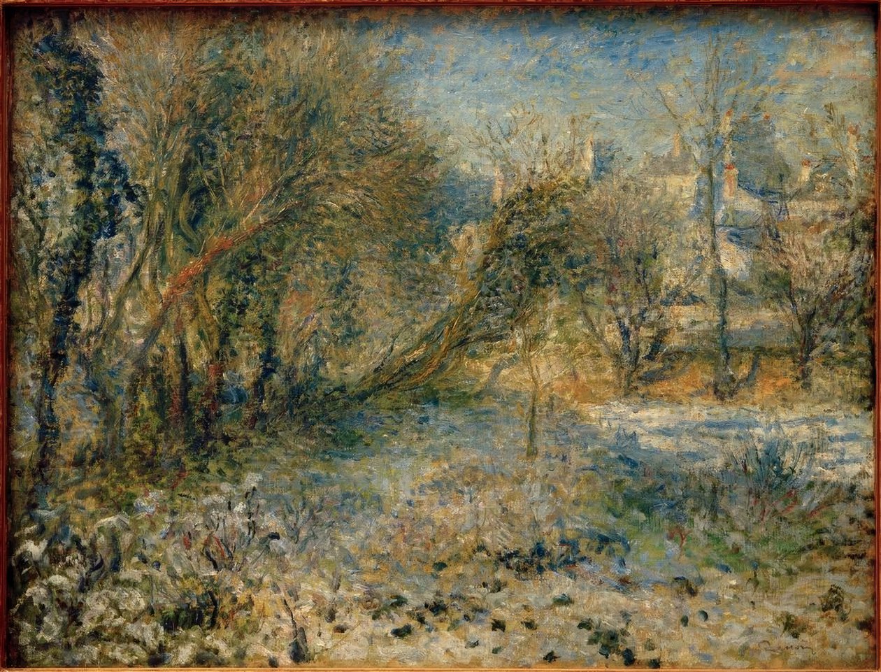 Schneelandschaft von Pierre Auguste Renoir
