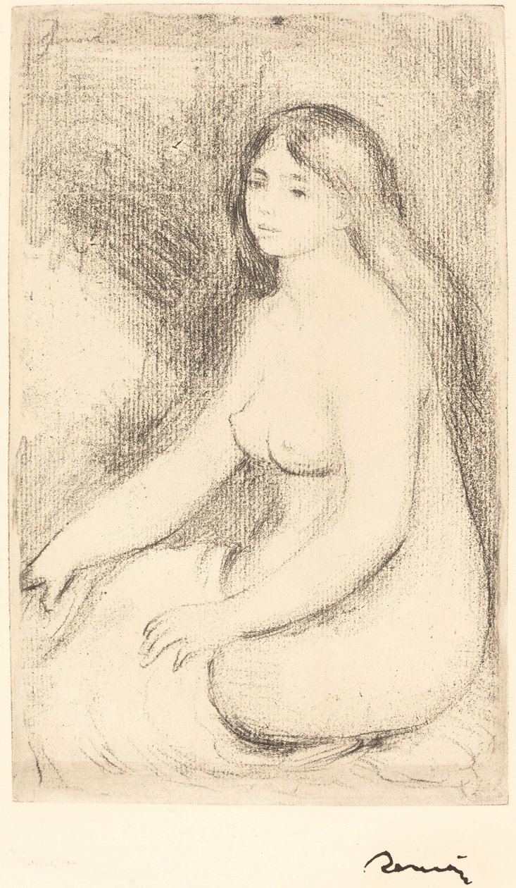 Sitzende Badende, ca. 1905 von Pierre Auguste Renoir
